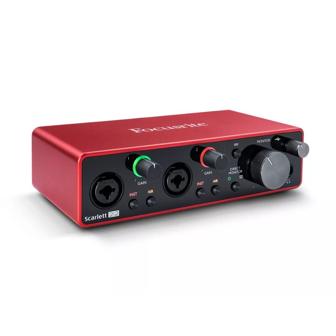 Focusrite Scarlett 212 3Gen - Recording Tools